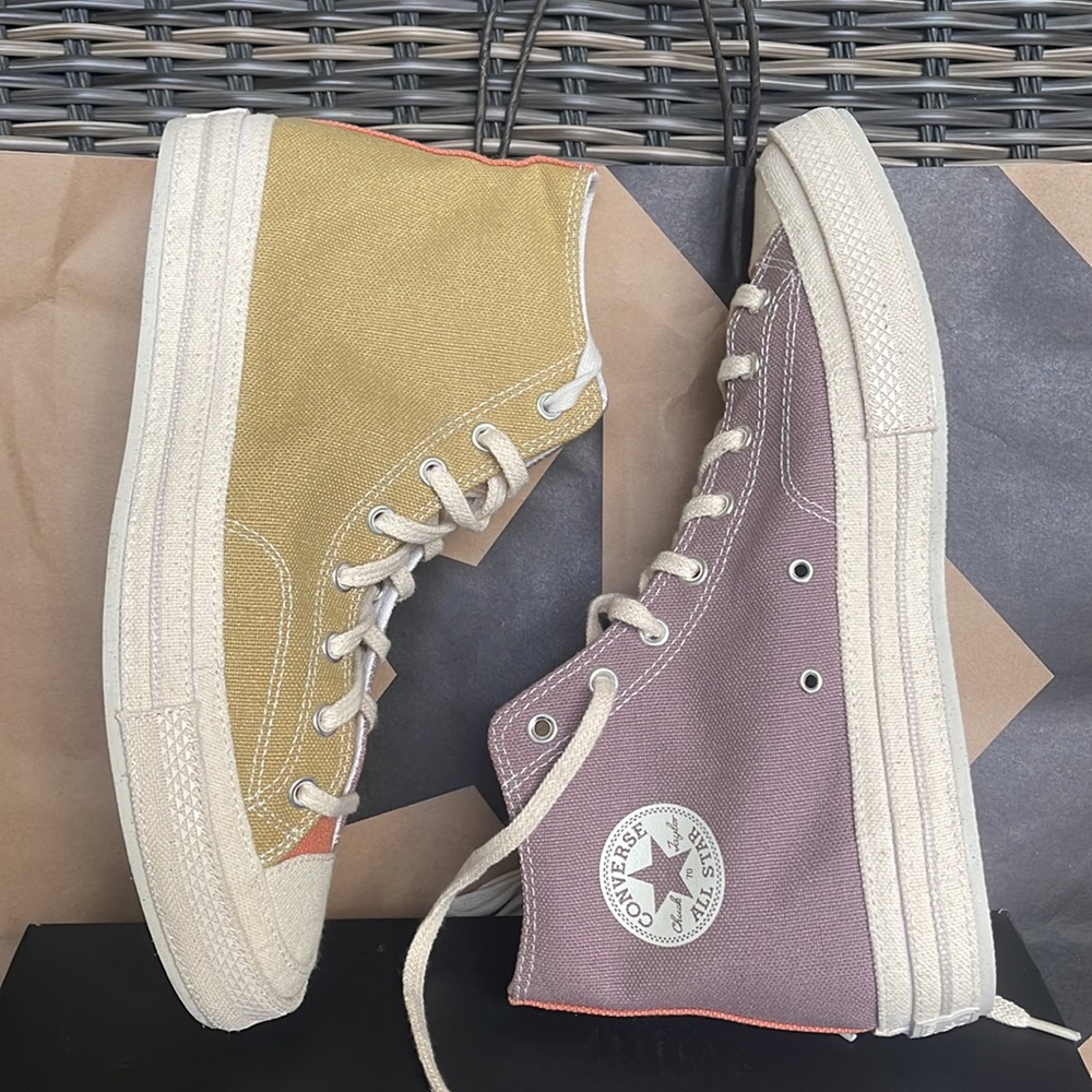 Converse Chuck Taylor 70 All Star Hi Prairie Sand/Noble Grey/Egret mens - Picture 12 of 16